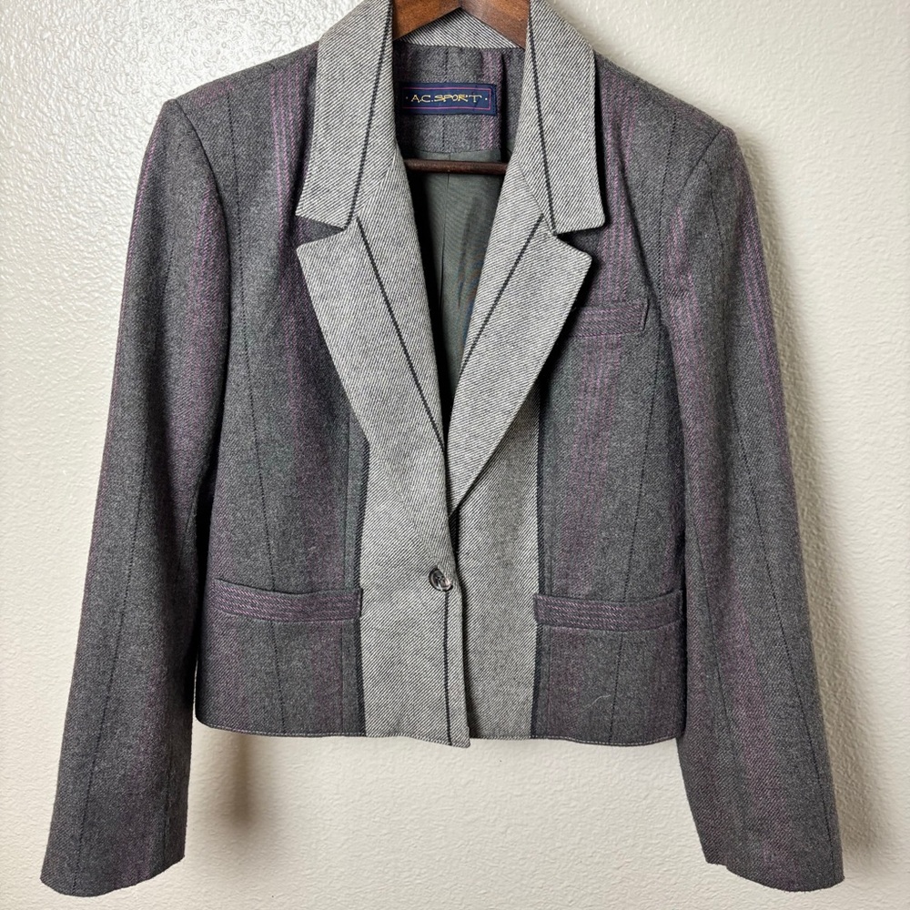 Vintage cropped blazer - Picture 4 of 4